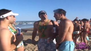 Home Video of Daytime Beach Party on Spring Break 7