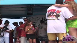 Hot Bartenders Shake their Asses & Show Tits in Bikini Contest 1