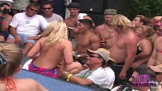 Hot Bartenders Shake their Asses & Show Tits in Bikini Contest 4