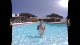 Tattooed & Topless in the Pool (VR Striptease) 9