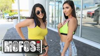 MOFOS - Awesome Lesbian Scene with Hot Babes Gianna Dior & Gabriela Lopez 1