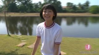 Japanese School Girl Teen is Wearing Sexy Bloomers & taking off It. 2
