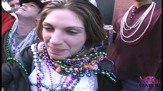 College Girls Show Real Tits for Beads at Mardi Gras 3