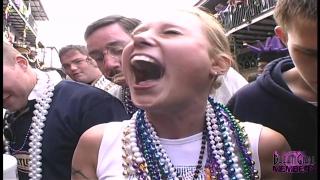 College Girls Show Real Tits for Beads at Mardi Gras 6