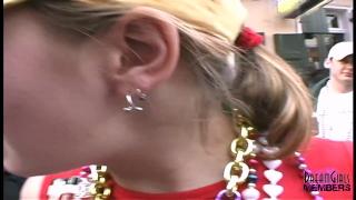 College Girls Show Real Tits for Beads at Mardi Gras 7