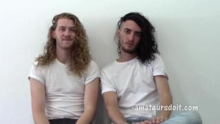 10 Inch Cock Fucking Aussie Long Haired Killian and Xavier Dudes 2