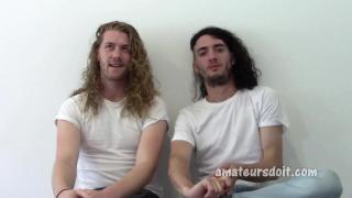 10 Inch Cock Fucking Aussie Long Haired Killian and Xavier Dudes 4