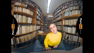 VR 180 - Laney Grey Rides will Pounder in the Library 3