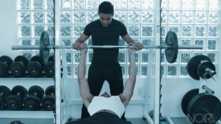 Noir Male - two Hot Gym Buddies Mateo Fernandez & Zario Travezz Making out 2