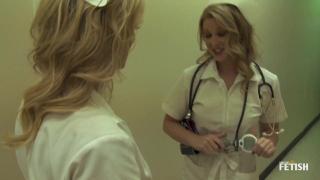 Two Sexy Nurses have Sex with Brunette Doctor in the Hospital 1