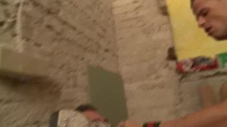 German Blonde Fucker Boy with Big Cock in the Basement 8