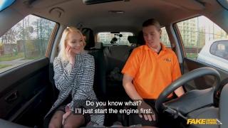 Fake Driving School - Tiny Blonde Matilyn Sugar Sucks & Fucks her Driving Instructor 2