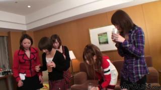 Japanese University Sluts Celebrating a Sex Party! 1