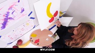 MYLF - artistic Mylf Seduces her Nude Male Model 7