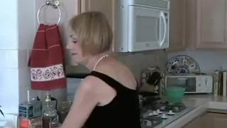 Sucking in the Kitchen with Grandma 3
