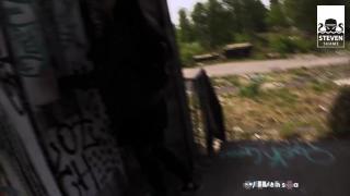 Dirty Fuck Date on Abandoned Railway Area! Stevenshame.dating 3