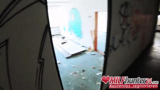 MILF Hunter Nails Skinny MILF Vicky Hundt in an Abandoned Place! Milfhunter24 3
