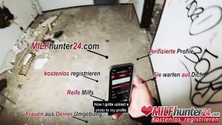 MILF Hunter Nails Skinny MILF Vicky Hundt in an Abandoned Place! Milfhunter24 4