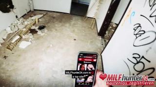 MILF Hunter Nails Skinny MILF Vicky Hundt in an Abandoned Place! Milfhunter24 5