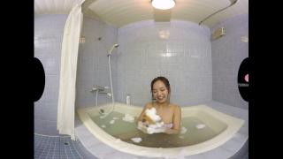 MY JAPANESE BIG BOOBS GIRLFRIEND TAKES a BATH , she Seduces me with her Bubbly Body IN VR 12