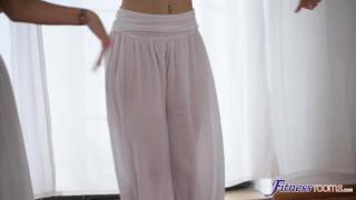 Fitness Rooms - Sexy Belly Dancers Renata Fox, Charlie Red, Marina Maya Making out 2