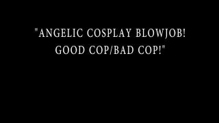 Hot Sexy Jenna Foxx like to Cosplay Good Cop, Bad Cop Blowjob!! 1
