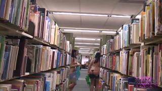 Shhhh! we're getting Naked in a College Library! 3