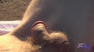 Australian Beach Paradise - Nick Strips Buck Naked in Public then Cum Splatters himself 2