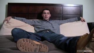 Straight Thug Teases Plays with Stinky Socks and Shoes then Jerks off Wanting to be Worshiped 2