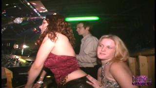 Pierced Nipple Club Freaks get Naked in the DJ Booth 9