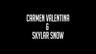 Skylar Snow makes Carmen Valentina's Pussy Cum!! 1