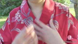 Dating with Girlfriend in a Yukata, and when she Takes off her Yukata and with Sexy Micro Bikini 4