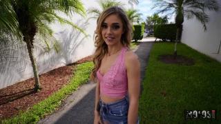 MOFOS - Tiny Teen Kali Roses Pounded Hard by a Huge Cock POV 4