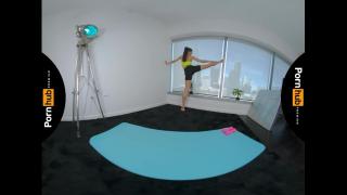 VR 180 - Milana Ricci Working out at Home 2