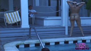 Por Party Girls Hang out Topless in my Pool Ohmibod - 1