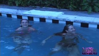 Party Girls Hang out Topless in my Pool 4