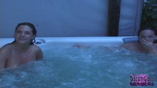 Home Video of these two Chicks Naked in my Hot Tub 3