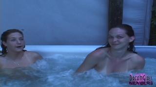 Home Video of these two Chicks Naked in my Hot Tub 7