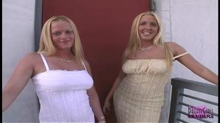 Real Boob Pierced Pussy Blondes Naked in Public 1