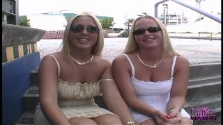 Real Boob Pierced Pussy Blondes Naked in Public 7