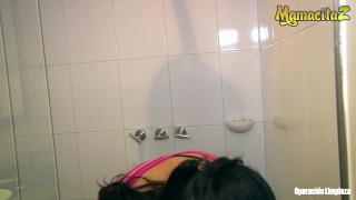OperacionLimpieza - Camila Marin Big Ass Latina Colombiana Maid Cleans my Dick with her Pussy 6
