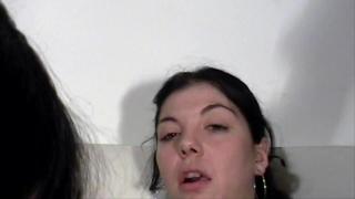 Wo Brunette Step Sisters with Tight Wet Harry Pussy Fucked each Other's using Toy Dick 7