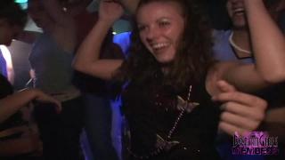 Awesome Real College Tit Flashing at Hot Club 12