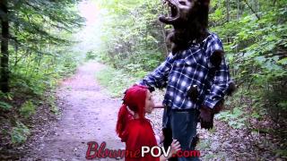 Blow me POV - little Red Hood Love Juicy Wolf Cock 12