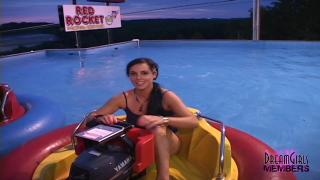 Flashing Topless Water Bumper Cars in the Ozarks 2