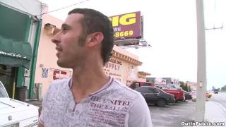 OUT IN PUBLIC - Aaron Rivers goes Gay for Pay with Latino Stud Diego Vena 1