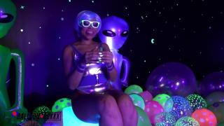 Adriana Maya Blows to Pop in Outer Space - Balloon Boxxx 9