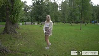 MY18TEENS - Public Nudity on the last Day of Summer with Carolina Sun 3