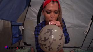 CAMPER Nicole Rey Blows to Pop and Inhales Big Cock - Balloon Boxxx 3