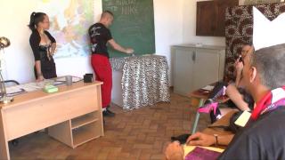 Teen Students having Hardcore Anal Orgy inside the Classroom 2